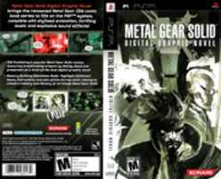 Free download Metal Gear Solid: Digital Graphic Novel [ULUS-10108] PSP Box Art free photo or picture to be edited with GIMP online image editor